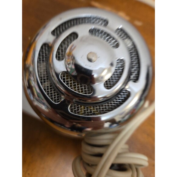 Handy Hannah Hair Dryer Chrome VTG 1950’s Wooden Handle 215 Watts Tested - Picture 5 of 6